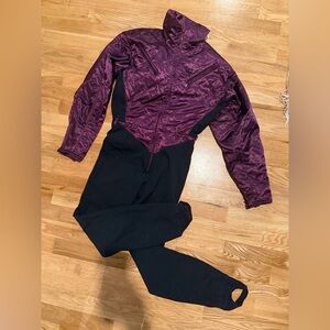 VINTAGE Obermeyer Purple and Black ski suit